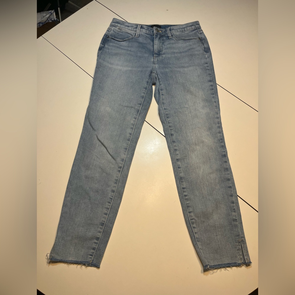 Talbots size 2 jeggings light was ankle slit
